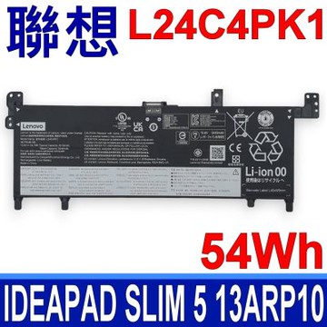 LENOVO 聯想 L24C4PK1 電池 IdeaPad Slim 5 13ARP10 L24D4PK6 L24M4PK4