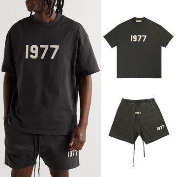 FOG VUJADE第八季ESSENTIALS復線潮牌寬松1977短袖T恤套裝短褲