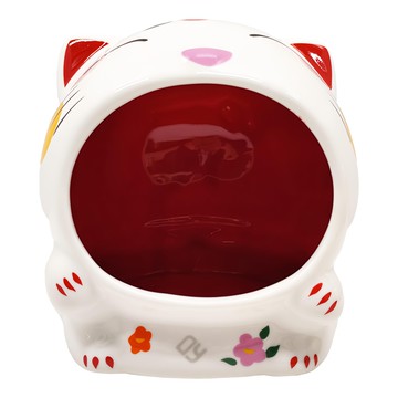 PetBest NAVO 招財貓陶瓷趣味窩 11.3 x 9 x 12 CM  招財貓  1個