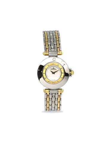 Jaeger-LeCoultre - 1990-2000s pre-owned Rendez-Vous 24mm - women - stainless steel/Gold Plated/Diamond - One Size - White