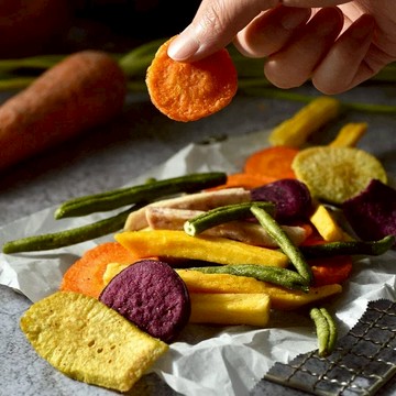 【原味千尋】(A)田園蔬菜脆片 (8入/淘氣包)*三入組