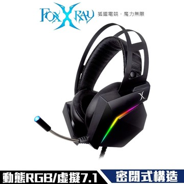 FXR-SAU-36 異星響狐 耳罩式 USB 電競耳麥 虛擬7.1環繞 動態RGB