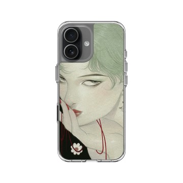 iPhone 17 Clear Case（相機按鈕） 透明 - Janice Sung - 宇宙