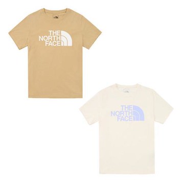 The North Face 北面 短袖上衣 女裝 排汗 卡其/米白 NF0A8CK9LK5/NF0A8CK9QLI