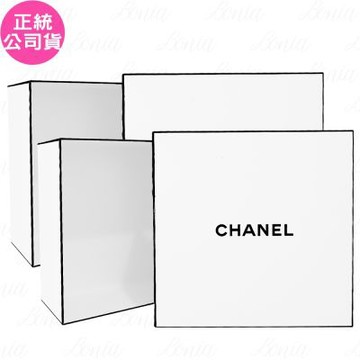 CHANEL 香奈兒 禮物方盒(白底/黑底隨機出貨)*2(公司貨)