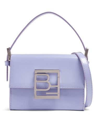 BY FAR - logo-plaque leather shoulder bag - women - Leather - One Size - Blue