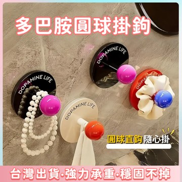 快速出貨🌷免打孔創意可愛掛鉤 圓形掛勾 彩色掛鉤 多巴胺門後掛勾  強力掛鉤 免打孔免釘掛鉤 掛帽子 掛鑰匙 鑰匙勾