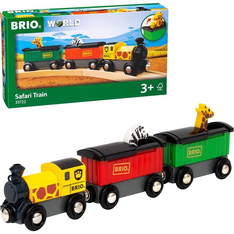 BRIO ブリオ WORLD サファリトレイン 3両編成 対象年齢 3歳~ 電車の