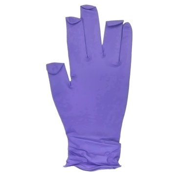 手寶 NBR 耐油手套 100支  一次性手套  S  紫色  1盒
