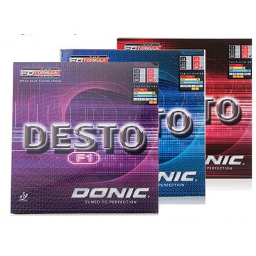 DONIC F1 F2 F3 桌拍皮 面膠 膠皮 桌皮 乒乓膠皮 桌球膠皮【大自在運動休閒精品店】