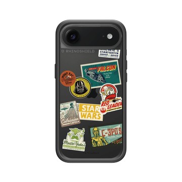iPhone Air Mod NX -邊框背蓋組合 (相機按鈕) 黑 - 迪士尼-星際大戰 Star Wars - 星戰漫畫-貼紙系列