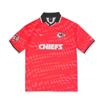 NEW ERA 男女 短袖上衣 SOCCER JERSEY PACK SS26 堪薩斯城酋長 紅 NE14891451