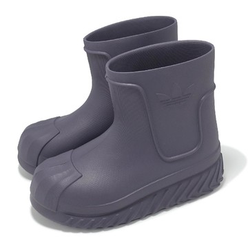 厚底雨鞋 Adifom Superstar Boot W 女鞋 紫 膠鞋 厚底 增高 IE0388
