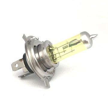 h4黃金光石英車燈 12v 60/55w 汽車燈泡 機車檸檬黃金光鹵素燈泡 大燈改裝 日行燈 霧燈