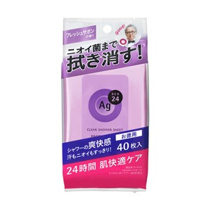 Ag Deo 24 clear shower seat Na (fresh Savon)  40 pieces