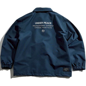 UNDER PEACE 25AW SIERRA LOGO / FR COACH JACKET 機能 教練外套 (深藍色)
