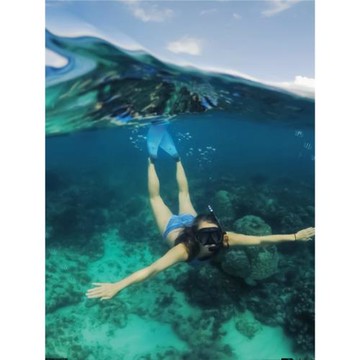GoPro13/12/11/9/8分水鏡Ace Pro2大疆Action5/4潛水球面罩水面鏡
