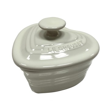 Le Creuset 法國系列廚具 瓷器愛心烤盅240ml-白 瓷器愛心烤盅240ml-白 (LC005)