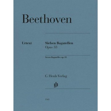 【599免運費】亨樂鋼琴獨奏 - HN1345 貝多芬：Seven Bagatelles(七首短曲) op. 33