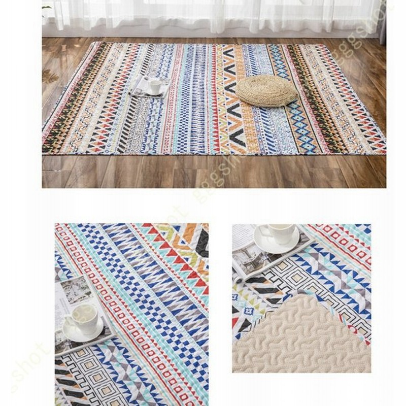 北欧風 ラグ おしゃれ カジュアル モダン 幾何学 キリム シンプル 夏用 春 サマーラグ 綿100 ラグマット マット 薄手 リビング ダイニング 1人暮らし 通販 Lineポイント最大0 5 Get Lineショッピング