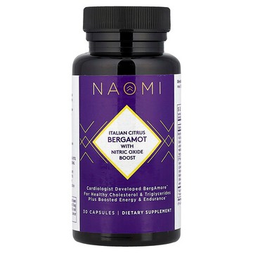 NAOMI, Italian Citrus Bergamot With Nitric Oxide Boost, 30 Capsules