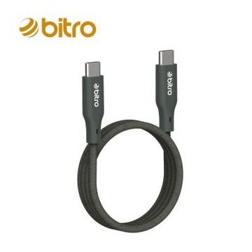 bitro BC612CC USB-C to USB-C 柔韌編織傳輸快充線1.2M