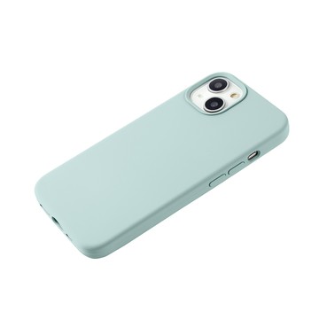 iPhone 14 Plus 殼 【經典液態殼 I 莊園系列】iPhone 14 Plus 手機殼 i14 Plus 保護殼 矽膠殼 軟殼 (薄荷綠)