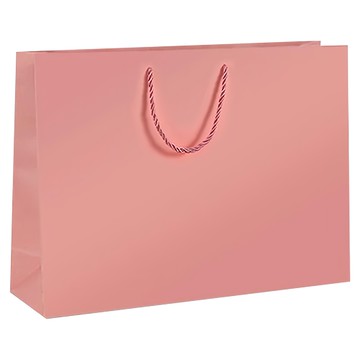 粉卡紙袋 橫款4號 10入  粉橫  32 x 28 x 11.5cm  粉橫 粉色  1包