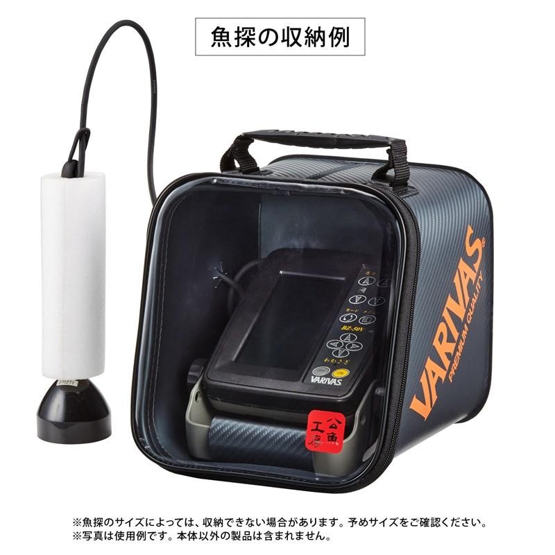 バリバス VABA-64 公魚工房 魚探ケース オレンジ / ケース 魚探