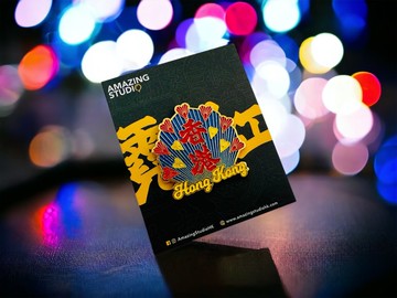 【霓虹燈系列 - 香港02】 金屬徽章丨別針丨Amazing Studio