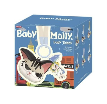 POPMART POPMART 泡泡瑪特 Baby Molly 喵趣橫生系列 捏捏掛件 盲盒