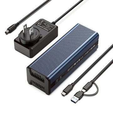 Acasis Dual Bay M.2 NVME SSD 外殼離線克隆複印機 USB C3.2 Gen2 20Gbps