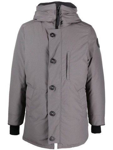 Canada Goose - Chateau hooded parka coat - men - Polyamide/Polyester/Cotton/Duck Down/Duck Feathers - M - Grey