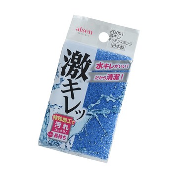 一品川流 日本製 AISEN 廚用油污激落菜瓜布-4入