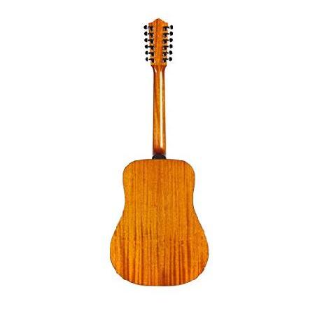 Guild Guitars D-1212 12-String Acoustic Guitar, Natural, All Solid Woods Dreadnought, Westerly Collection, with Premium Gig Bag並行輸入