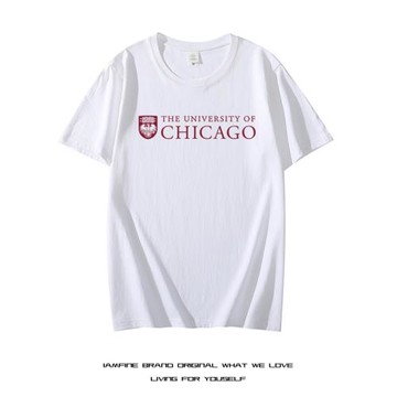 芝加哥大學T恤University of Chicago紀念短袖男女留學生校友衣服