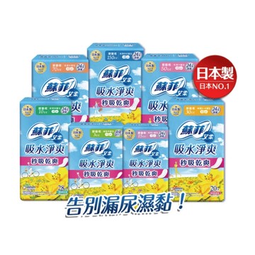 【蝦皮直營】蘇菲艾柔 吸水淨爽護墊 女性輕漏尿棉墊 護墊