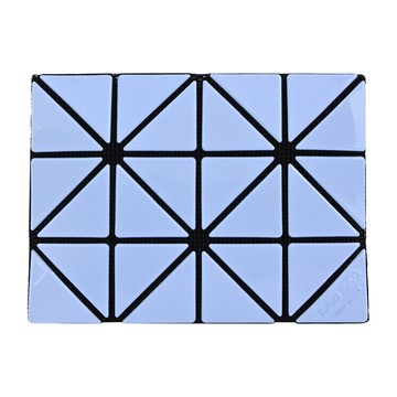 ISSEY MIYAKE 三宅一生3x4亮面雙色名片夾-藍/灰藍