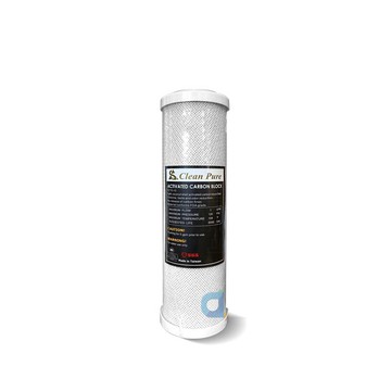 Clean pure 10英吋標準型壓縮活性碳濾心 台灣製造 SGS認證