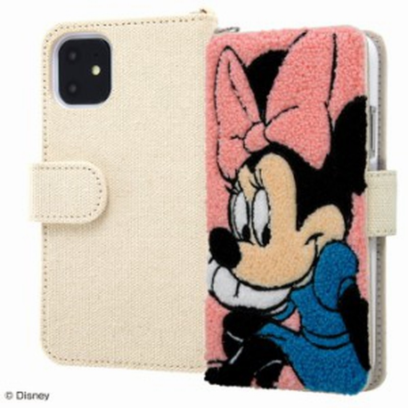 P10倍 Iphone11 ケース 手帳型 ディズニー キャラクター 手帳型ケース サガラ刺繍 ミニー アイフォン11 カバー 通販 Lineポイント最大1 0 Get Lineショッピング