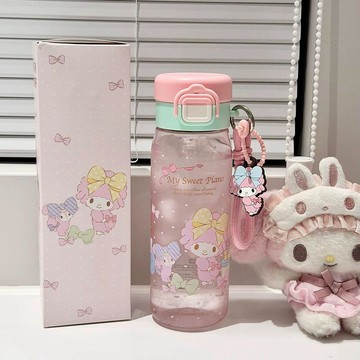 ✨臺灣出貨✨HelloKitty爆款聯名水杯tritan女生高顏值可愛卡通杯子學生兒童MZNB