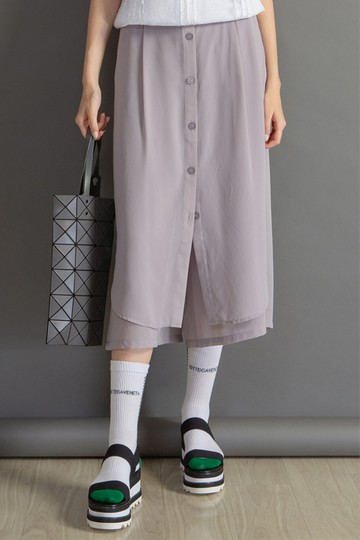 MW 雪紡造型褲裙