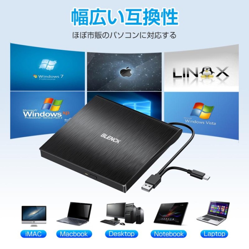 ランキング１位】 DVDドライブ 外付け USB3.0 ポータブルドライブ CD 