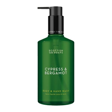 Scottish Fine Soaps 柏樹佛手柑 香水沐浴露（保濕控油沐浴乳 男性男生香氛沐浴膠 敏感肌身體舒敏沐浴精