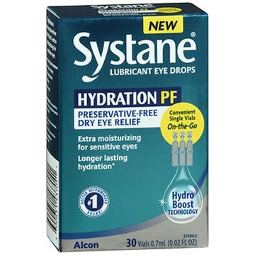Systane Hydration PF Lubricant Eye Drops Vials 30 Each by Genteal