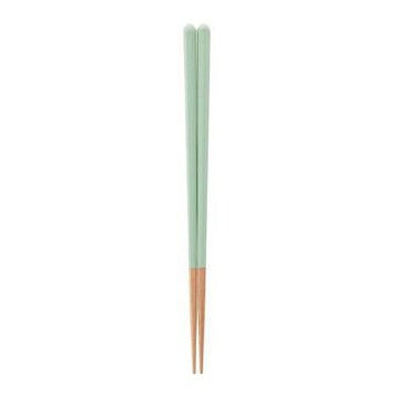 【WUZ屋子】日本 KAWAI Haze 復古色筷子-薄荷綠