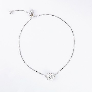 AMARA閃耀圓鑽手鏈  925銀 莫桑鑽  聖誕節 生日 情人節禮物