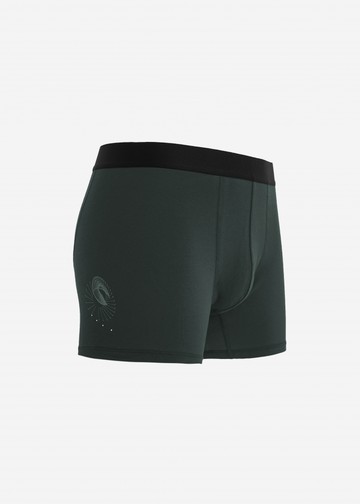 男款_紳士運動．長版腰帶平口內褲(紳士綠-完美揮桿)