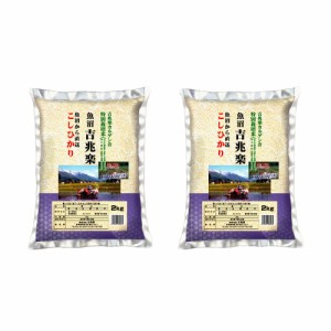 送料無料 新潟 魚沼産こしひかり特別栽培米 4kg(2kg×2袋)   お米 お取り寄せ グルメ 食品 ギフト プレゼント おすすめ お歳暮