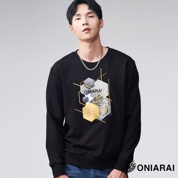 【首降買1送1↘滿額再折㊙】六角花布鬼頭繡花長TEE - BLUE WAY 鬼洗い